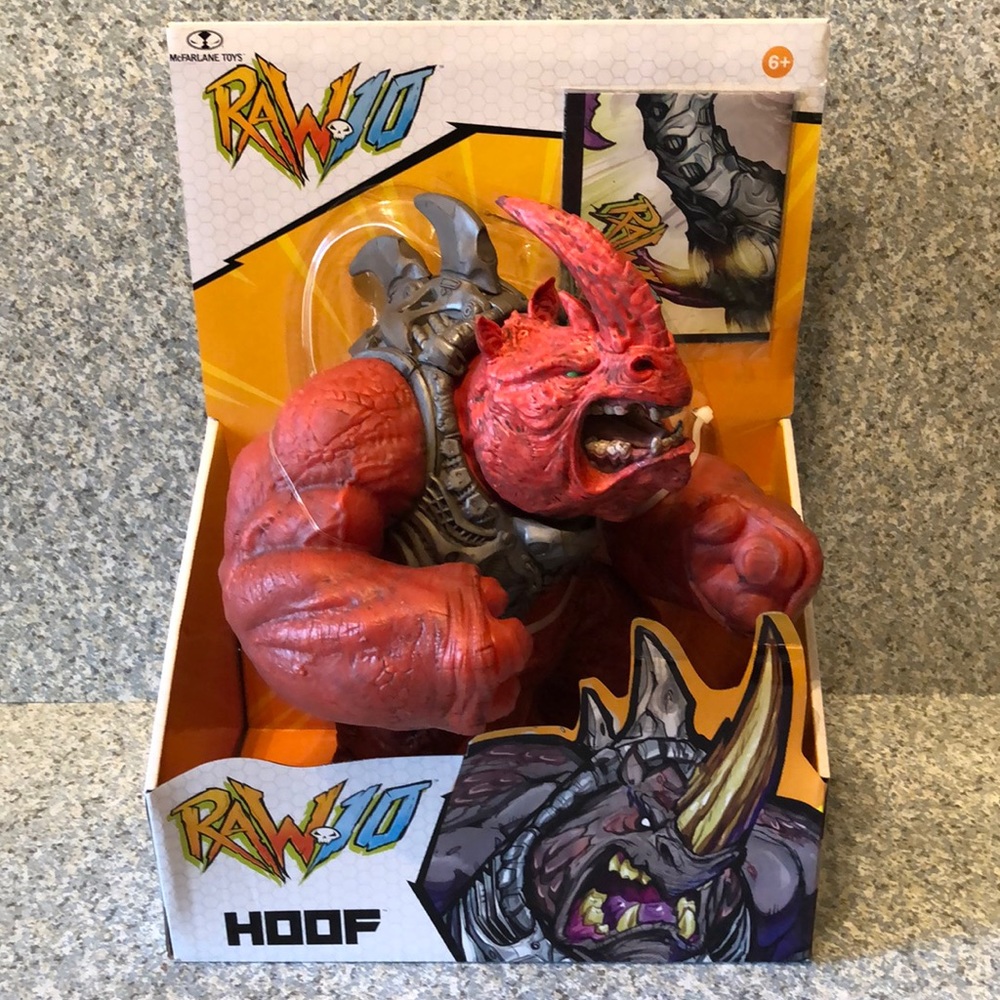 RAW 10 HOOF……RED VARIANT!!!! McFarlane Toys!!! Soooo cool! Great gift!! NEW!!
